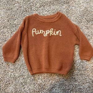 Pumpkin Kids Sweater - Brown